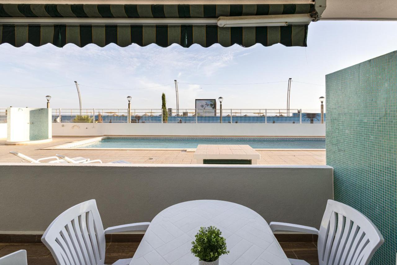 Miral 2 - Beach Front Apartment With Pool Quarteira Exterior foto